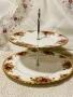 порцеланова поставка за сладкиши , снимка 3