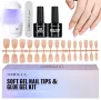 TOMICCA Soft Gel Nail Tips Комплект гел нокти, снимка 2