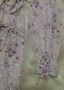 ИЗКЛЮЧИТЕЛНО КРАСИВА рокля на лилави маргаритки с къдрички и коланче в бохо стил , снимка 5