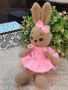 Плетена играчка Зайче-балерина, Плетени, ръчно изработени, прекрасен подарък, снимка 8