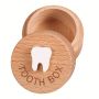 Дървена кутийка за млечни зъби 🦷🎁, снимка 1
