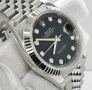Rolex Datejust 41mm Steel Black Dial Diamond Automatic Мъжки / Унисекс Различни Варианти, снимка 8