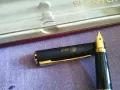 Sheaffer F-4  F маркова японска писалка с позлатен писец винтидж нова с кутия , снимка 3