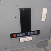 Настолен банциг BLACК DECKER Мощност: 300W  1.4А  / 230V Максималем срез 100мм / 10см Алуминиев рабо, снимка 11 - Циркуляри - 45069977