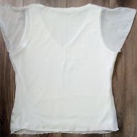 Дамска блуза - тюл, снимка 3 - Тениски - 45899386