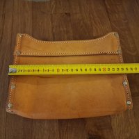 Нова кожена чанта от телешки бокс без капак  за  кръст или декорация , снимка 1 - Чанти - 44966388