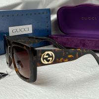 GUCCI GG0141 с лого дамски слънчеви очила УВ 400 правоъгълни квадратни , снимка 8 - Слънчеви и диоптрични очила - 45163882