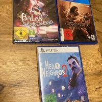 Balan Wonderworld PS4 , Conan Exiles PS4 , Hello Neighbor 2 - PS5, снимка 1 - Игри за PlayStation - 45659139