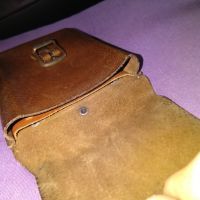Чанта за колан естествена  кожа голям мобилен и друго 150х98х22мм, снимка 5 - Чанти - 45389331