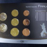 Финландия 1999 - 2010 - Евро Сет - комплектна серия от 1 цент до 2 евро , 8 монети, снимка 3 - Нумизматика и бонистика - 45526434