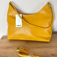 Жълта дамска чанта с две дръжки, снимка 1 - Чанти - 45004233