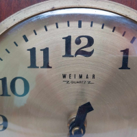Стар немски стенен часовник WEIMAR, снимка 2 - Антикварни и старинни предмети - 44976361