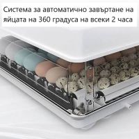 Автоматичен ролков инкубатор MS - 70 яйца #544 220/12V + ПОДАРЪК, снимка 6 - За птици - 45128768