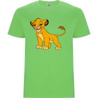 Нова детска тениска с героя Симба в зелен цвят, снимка 1 - Детски тениски и потници - 45524928