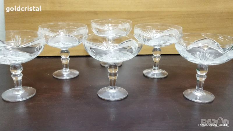 кристални чаши серия рамона, снимка 1