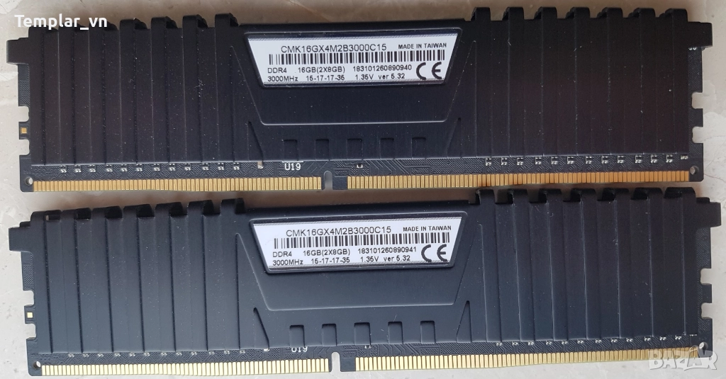Corsair Vengeance LPX 2x8 DDR4 3000, снимка 1