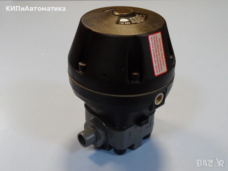 пневматичен мембранен вентил GEMU 690/15/D 0114-1 Plastic valve NW15 DA20, снимка 1