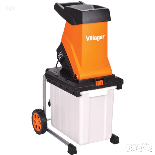 НОВ Клонотрошач Дробилка Шредер за Клони 2500 W, колекторен кош 50 л, 2 ножа, снимка 1