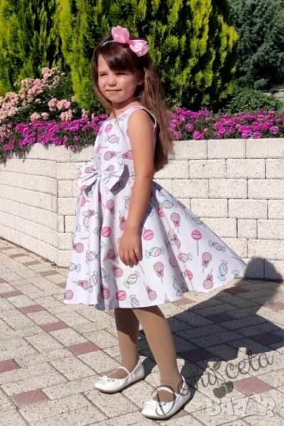 Официална детска рокля 146 см, снимка 1