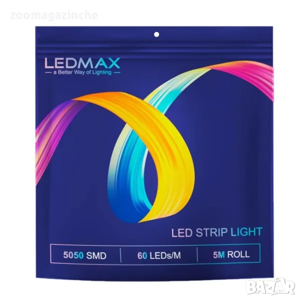 LED лента LEDMAX, 8W RGB, 12V, 5 метра, снимка 1