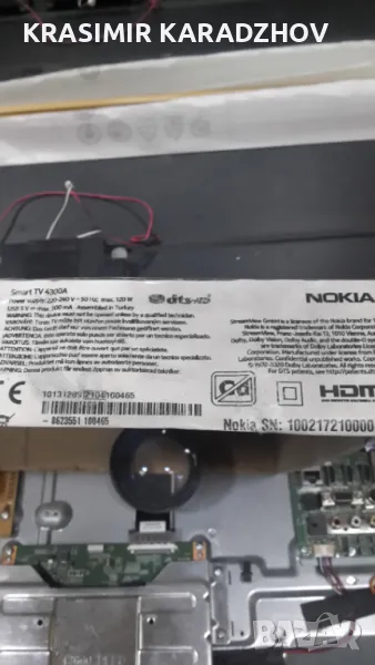 NOKIA  Smart TV4300A счупена  матрица  на  части, снимка 1