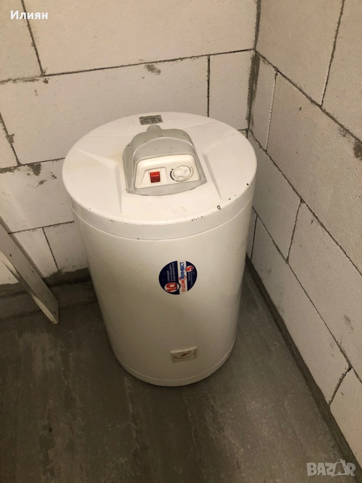 Неръждаем бойлер 80л хоризонтален, неръждавейка, снимка 1