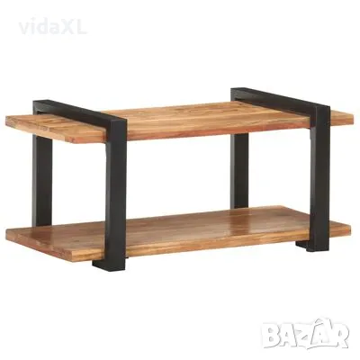 vidaXL ТВ шкаф, 90x40x40 см, акациево дърво масив（SKU:320495, снимка 1