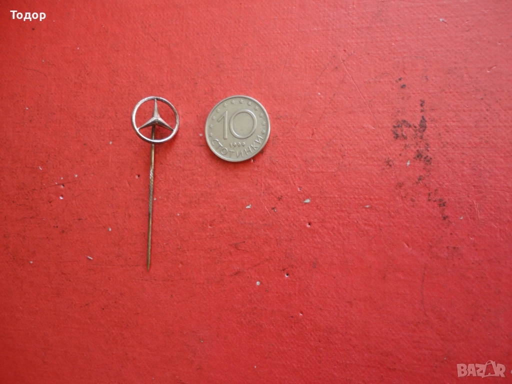 Старинна значка Mercedes, снимка 1