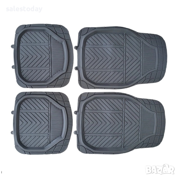 Гумени стелки, универсални, предни +  задни, черни, снимка 1