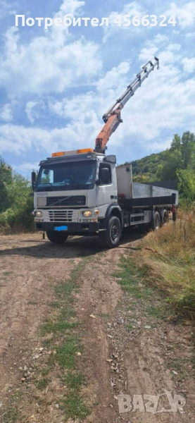 Транспортна услуга камион с кран с падащ борд, снимка 1