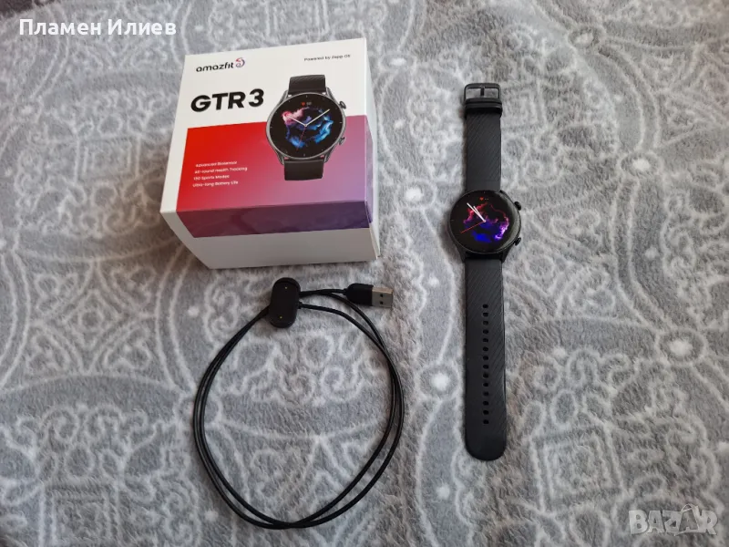 Amazfit GTR 3 Thunder Black, снимка 1