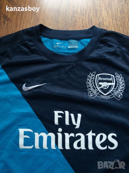 NIKE ARSENAL FC  2011/12 AWAY - футболна юношеска тениска КАТО НОВА, снимка 1