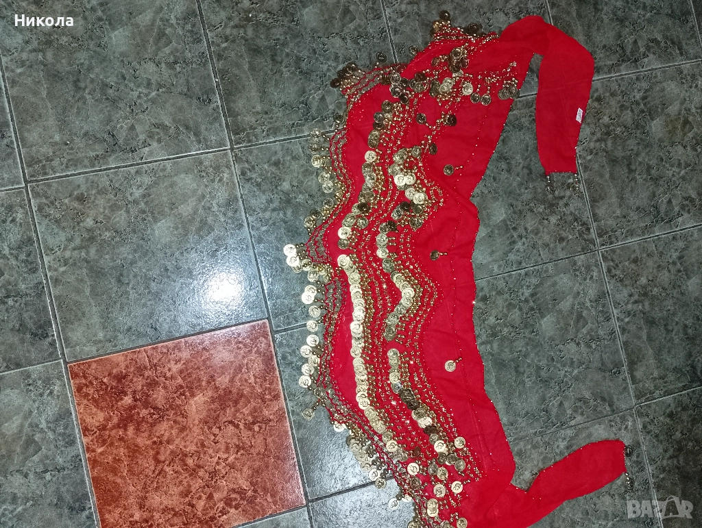 Шал с пендари,маратонки,,Гучи"№37, снимка 1