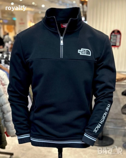 The North Face Черна Мъжка Памучна Блуза , снимка 1