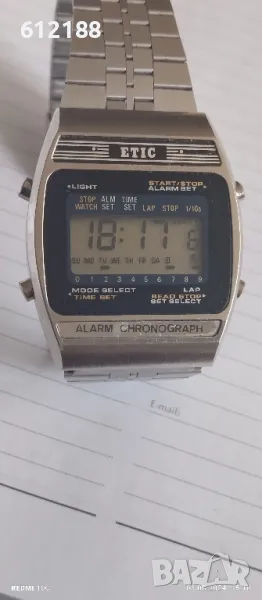 Etic -Alarm Chronograph Retro., снимка 1