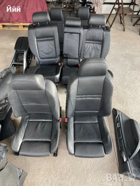 Черен рекаро салон от X5 Е70 6+1, снимка 1