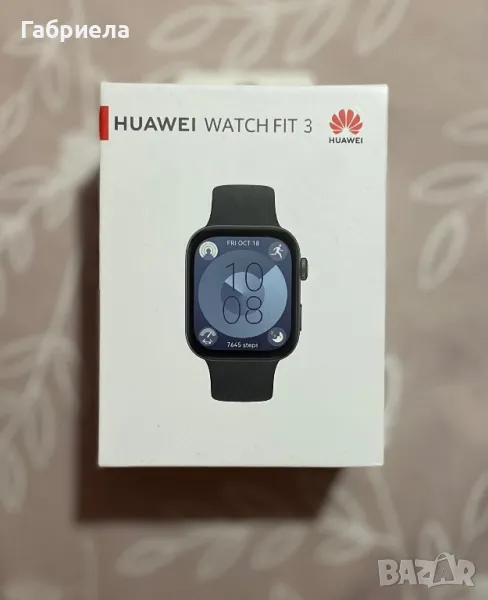 HUAWEI WATCH FIT 3, BLACK, снимка 1