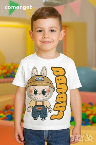 Детски тениски и блузи LABUBU / ЛАБУБУ! Или поръчай с ТВОЯ идея!, снимка 1