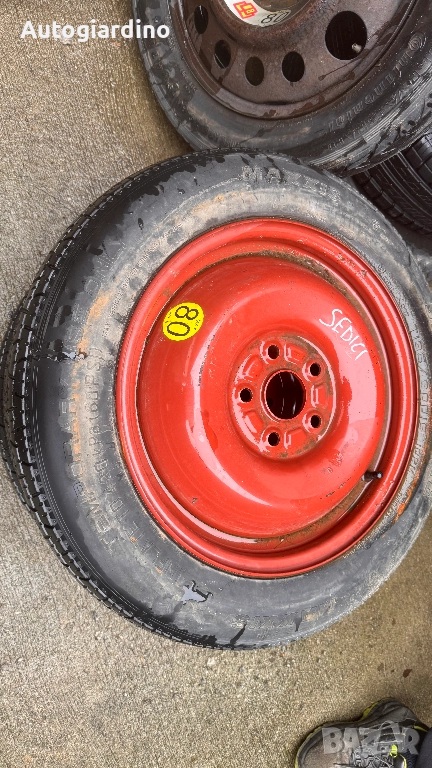 Резервна гума / патерица за Fiat Sedici - 4407MW, снимка 1