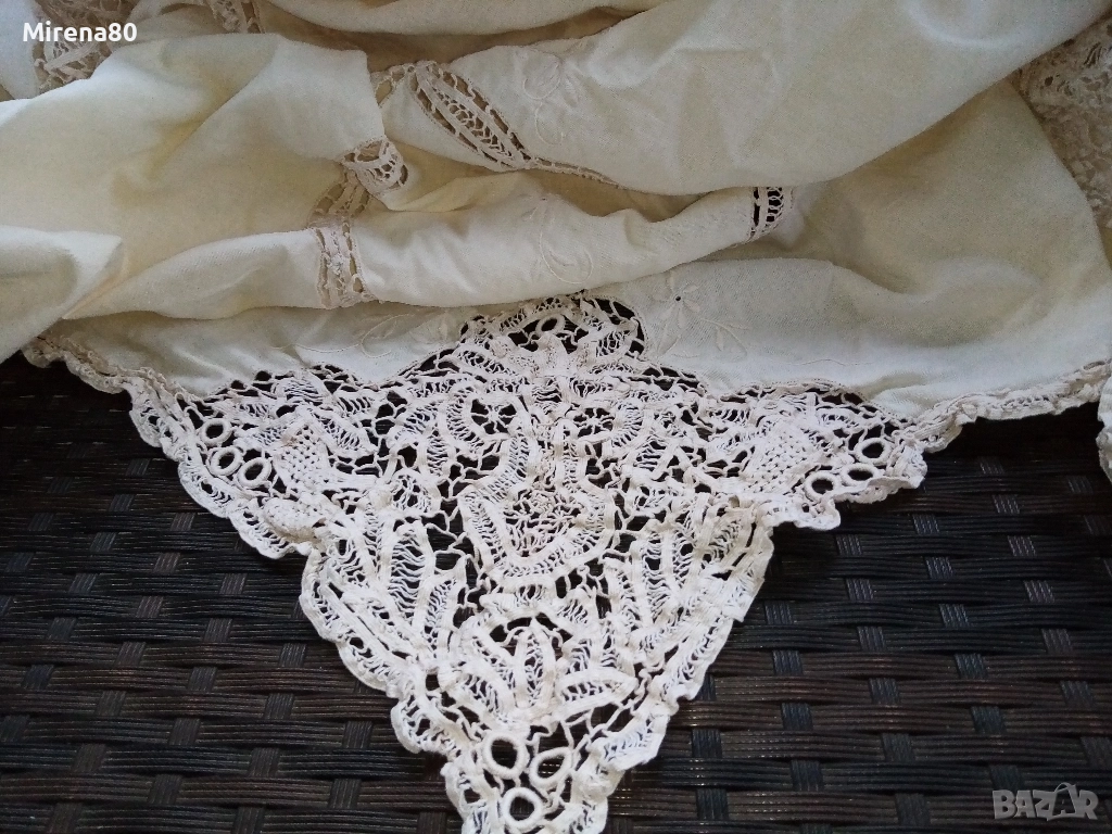 Голяма покривка + 12 салфетки, снимка 1