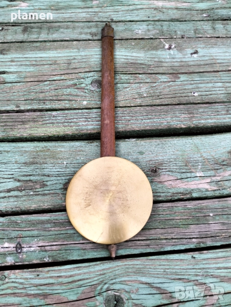 Старо махало за стенен часовник, снимка 1