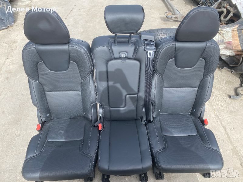 Задни седалки, кожени за Volvo XC90 2 B6, Волво ХЦ90,  2021г, перфектен, цената е с ДДС, снимка 1