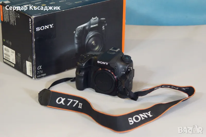 Фотоапарат SLT SONY-а77 II, снимка 1