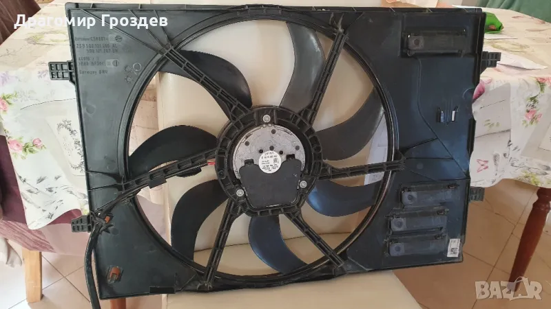 Оригинална перка 5Q0 959 455 BG за радиатора на Audi, Volkswagen, Skoda / Ауди, Фолксваген, Шкода, снимка 1