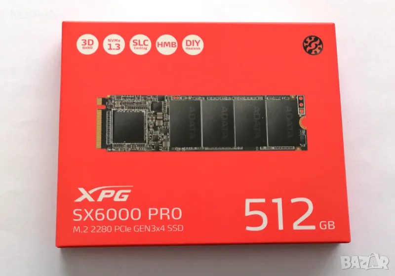 SSD Adata XPG SX6000 Pro 512GB M.2 NVME, снимка 1