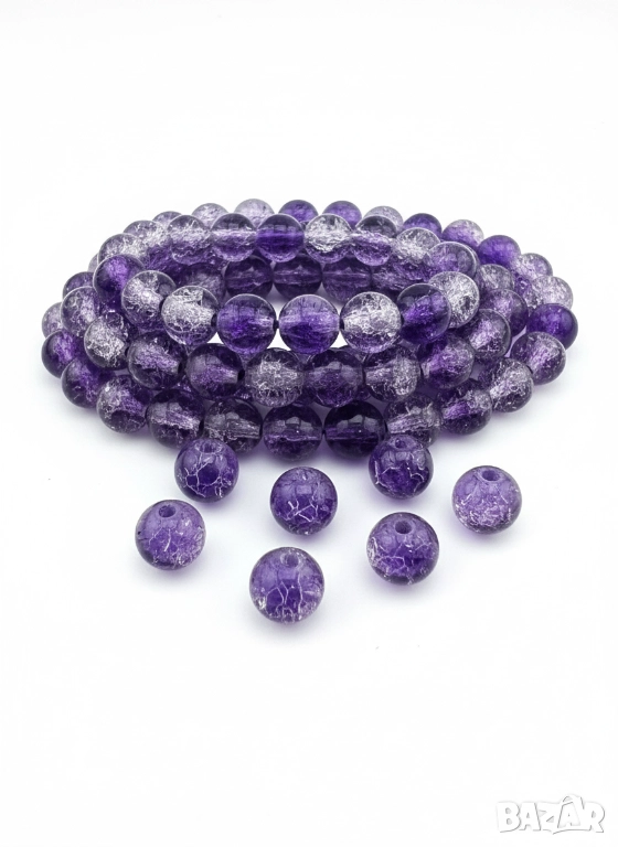 Стъклени Мъниста за Бижута 10мм 8мм 6 мм 4мм J265, снимка 1