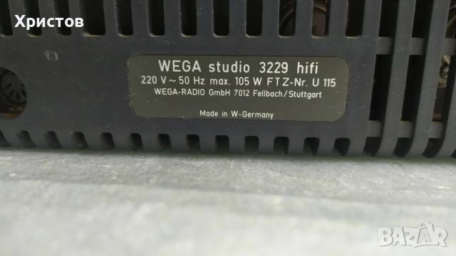 Немски радиограмофон WEGA-3229 ОТ ЕДНО ВРЕМЕ 1974г в отлично състояние много добро работещ , снимка 17 - Антикварни и старинни предмети - 52792045