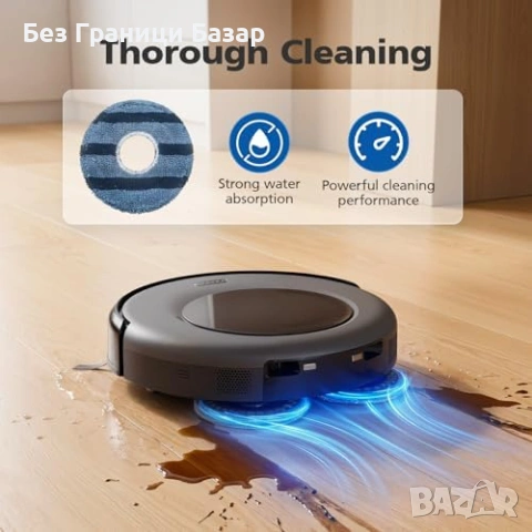 Нови HEPA филтри торбички моп кърпи четки за Eufy Omni C20 24 броя , снимка 6 - Други стоки за дома - 53695472