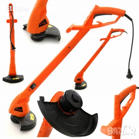 Електрически тример за трева 800W – лек, тих и прецизен за малки и средни градини, снимка 6 - Друга електроника - 53120581