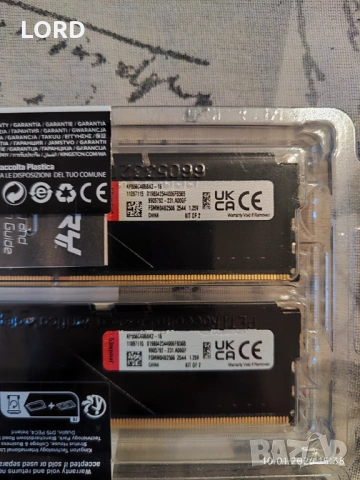 Рам памет 16GB DDR5 5600 Kingston Fury Beast - Чисто нови запечатани!, снимка 3 - RAM памет - 53054650
